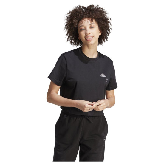 Adidas Γυναικεία κοντομάνικη μπλούζα W BLUV Q3 Crop